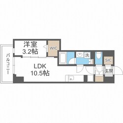 アーバネックス阿波座駅前の物件間取画像